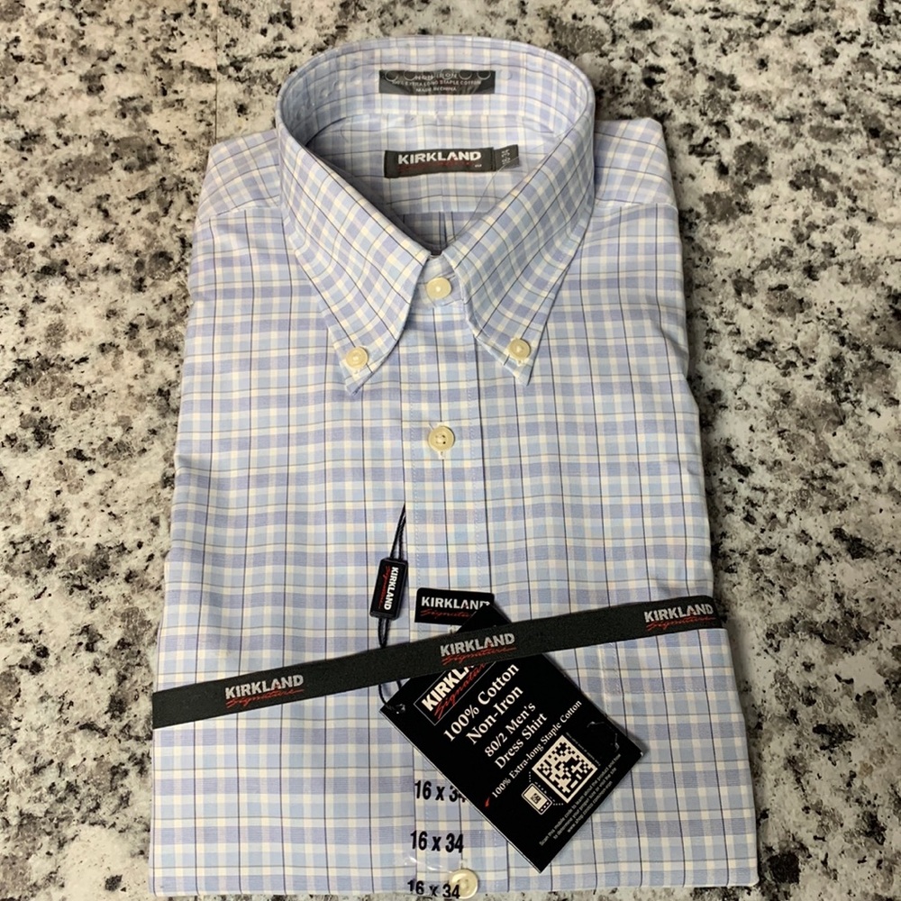 NWT Kirkland mens dress shirt